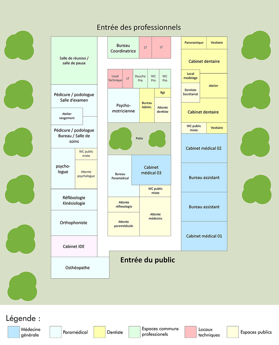 Plan simplifié 2 (2) Le Malesherbois - Maison de Santé Pluridisciplinaire