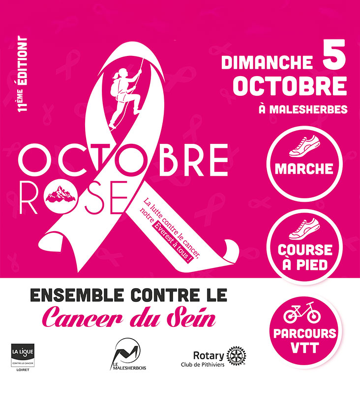 OCTOBRE ROSE – 11ÈME ÉDITION À MALESHERBES