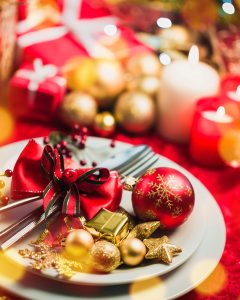 Repas traditionnel antillais de Noël