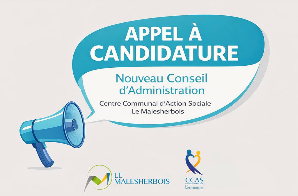 Appel à candidature – Nouveau Conseil d&rsquo;Administration CCAS