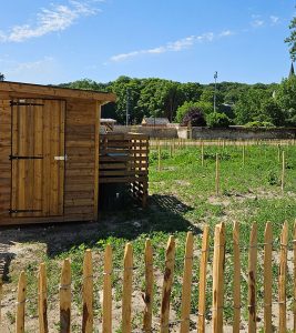 Des jardins sont disponibles à l’espace des Tanneries !
