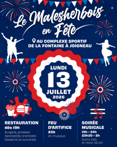 Le Malesherbois en fête : rendez-vous le 13 juillet !