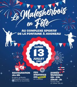 Le Malesherbois en fête : rendez-vous le lundi 13 juillet !
