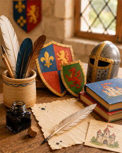 Les petites plumes du moyen âge